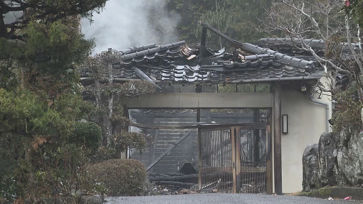 2026年3月25日、火災後の大楽寺住居